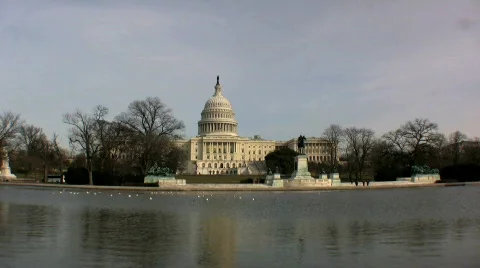Capitol hill Stock Footage 622045