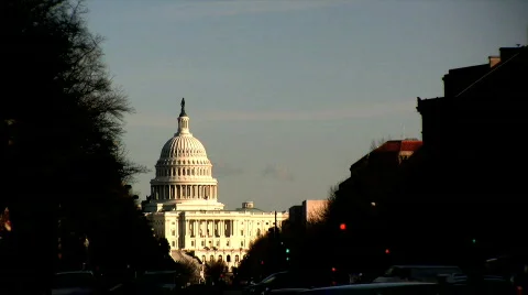 Capitol hill Stock Footage 622068