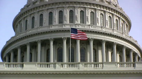 Capitol hill Stock Footage 623398