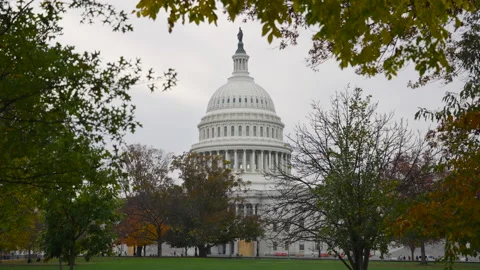 Capitol Hill Washington DC Fall 03 動画素材 220900757