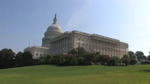 Capitol Hill in Washington D.C. Vídeo Stock 514169
