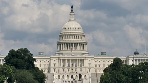 Capitol Hill Wide Tele 0721 Stock Footage 170408339