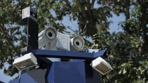 Capitol Police Command Center Camera Surveillance CU Video stock 168995861