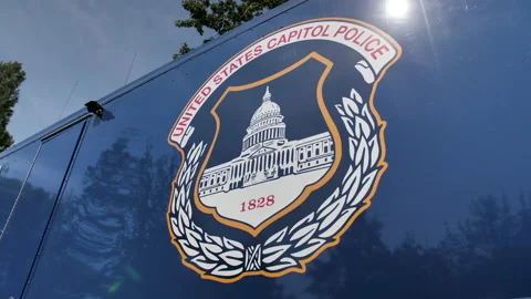 Capitol Police Logo Command Unit Stock Footage 168987200