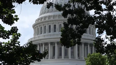 Capitol prepares for Congress' return and debate over government funding, ESTADO Stock Footage 343894676