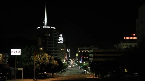 Capitol Records Wide 02 스톡 동영상 8601953