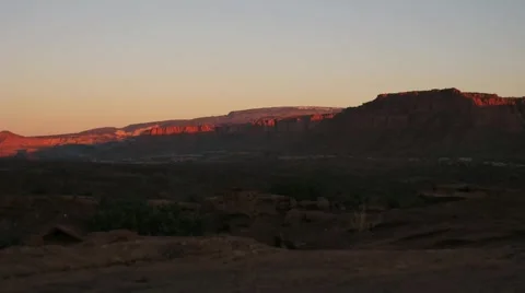 Capitol Reef - Sunrise Stock Footage 913545