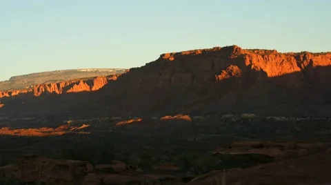 Capitol Reef - Sunrise Stock Footage 913975