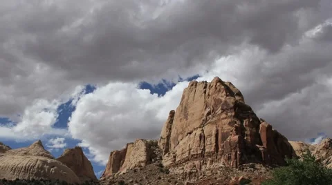 Capitol Reef Timelapse Stock Footage 5653394