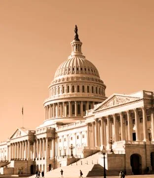 Capitol, Sephia Stock Photos