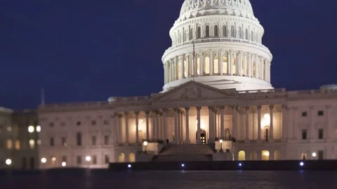 Capitol Tilt Shift Time Lapse Video stock 74855341