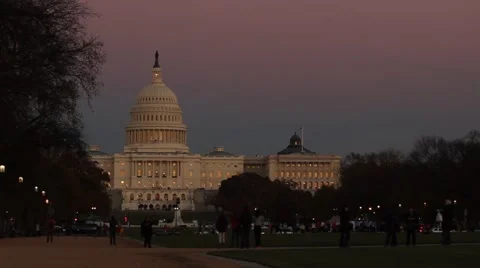 Capitol in Washington DC Stock Footage 50052124
