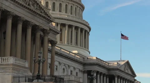 Capitol in Washington DC Stock Footage 50052169