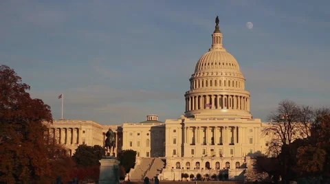 Capitol in Washington DC Stock Footage 50052171