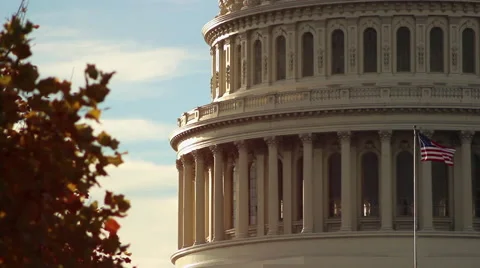 Capitol in Washington DC Stock Footage 50160761