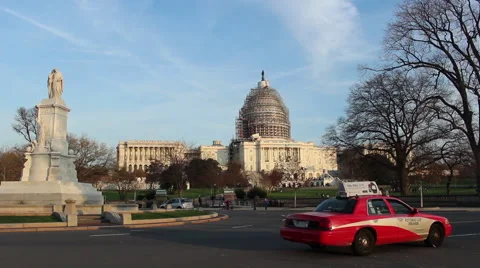 Capitol in Washington DC Stock Footage 60384457