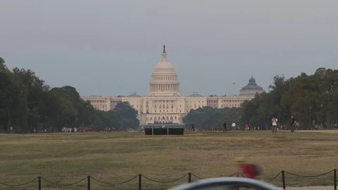 Capitol Wide Sunset Video stock 74855204