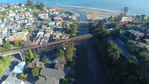 Capitola Village Stock Footage 73468779