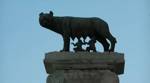 Capitoline she wolf Stock Footage 527487