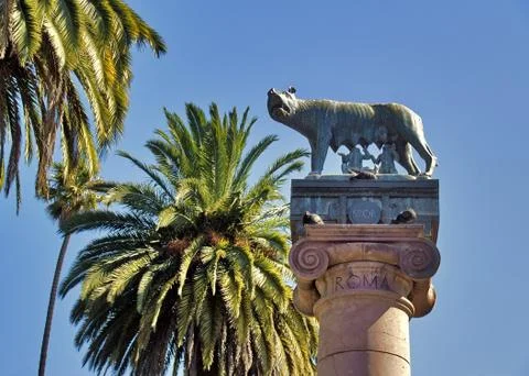 Capitoline she-wolf Stock Photos