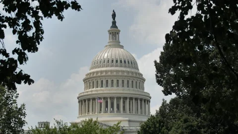 Capitoll Hill Dome MS NE Side Video stock 169983986
