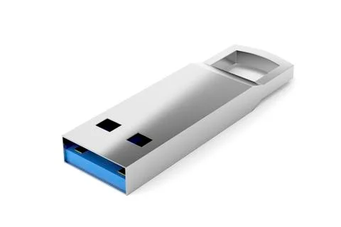Capless usb stick Stock Illustration