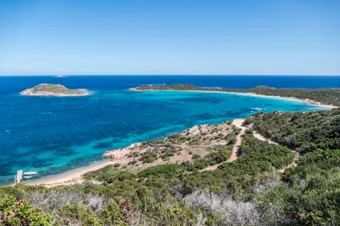 Capo Coda Cavallo view Stock Photos