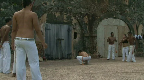 Capoeira Demonstration - 04 Stock Footage 622270
