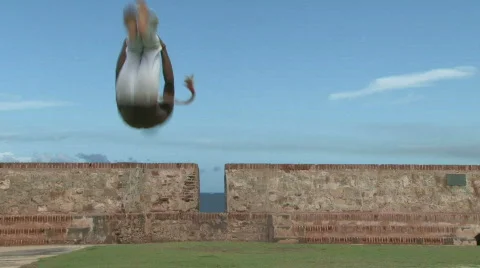 Capoeira Demonstration - 09 Stock Footage 622278