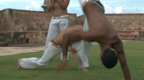 Capoeira Demonstration - 09 Stock-Footage 653159