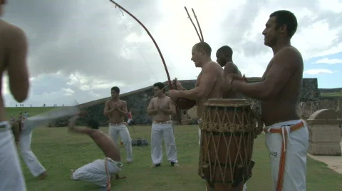 Capoeira Demonstration - 10 Stock Footage 653163