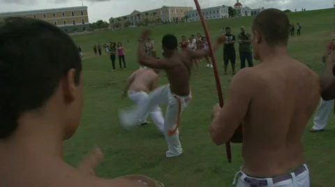 Capoeira Demonstration - 11 Stock Footage 653165