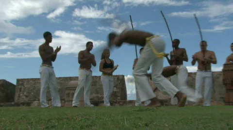 Capoeira Demonstration - 13 Stock Footage 653172