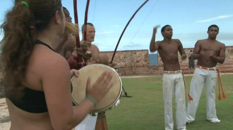 Capoeira Demonstration - 14 Stock Footage 653171