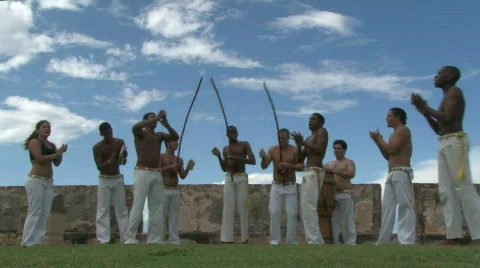 Capoeira Demonstration - 15 Stock-Footage 653176