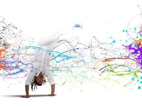 Capoeira Illustrazione stock
