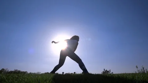 Capoeira on the lawn Stock Footage 82008356