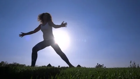 Capoeira on the lawn Stock Footage 82008694