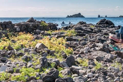 Capomulini Sicily Stock Photos