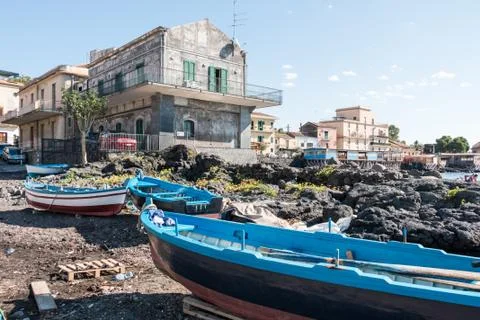 Capomulini Sicily Stock Photos