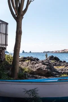 Capomulini Sicily Stock Photos