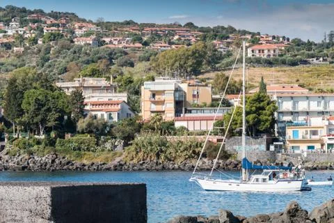 Capomulini Sicily Stock Photos