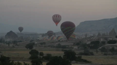 CAPPADOCIA AIR BALLONS Stock Footage 27333637