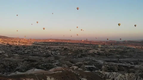 Cappadocia at dawn 库存影片 238761836