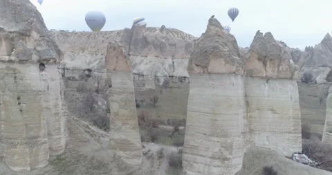 CAPPADOCIA DRONE Stock Footage 142525742
