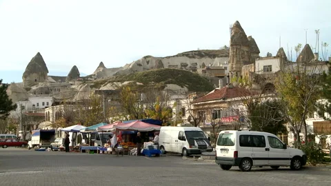 Cappadocia Streetscape Video stock 327568216