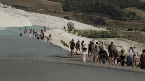 CAPPADOCIA TOURISTS Stock Footage 27334601