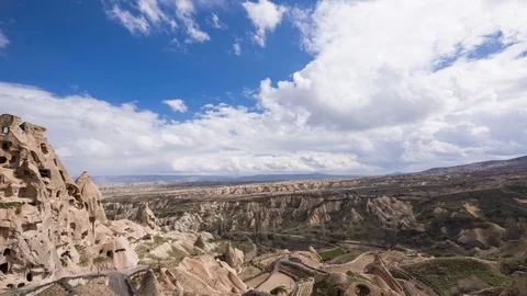 Cappadocia Turkey Landscape Time Lapse Video Stock Footage 87429207