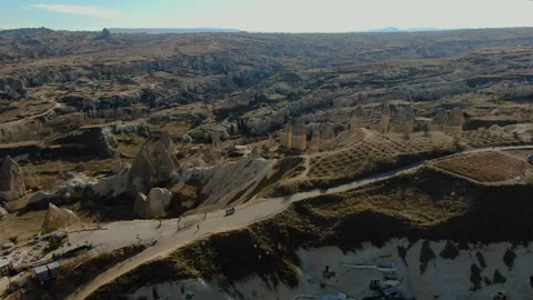Cappadocia's breathtaking beauty from the sky. Video stock 260723053