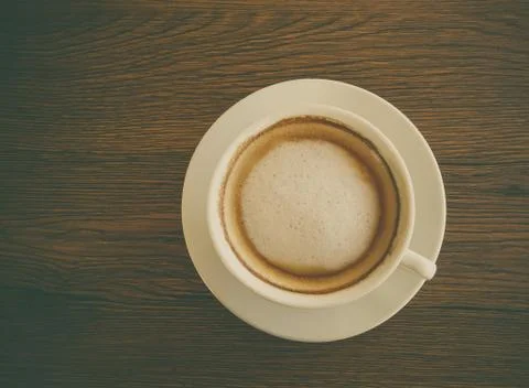 Cappuccino coffee cup Stock Photos